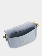 Valentino Garavani Porcelain Blue Alltime Foldover Shoulder Bag