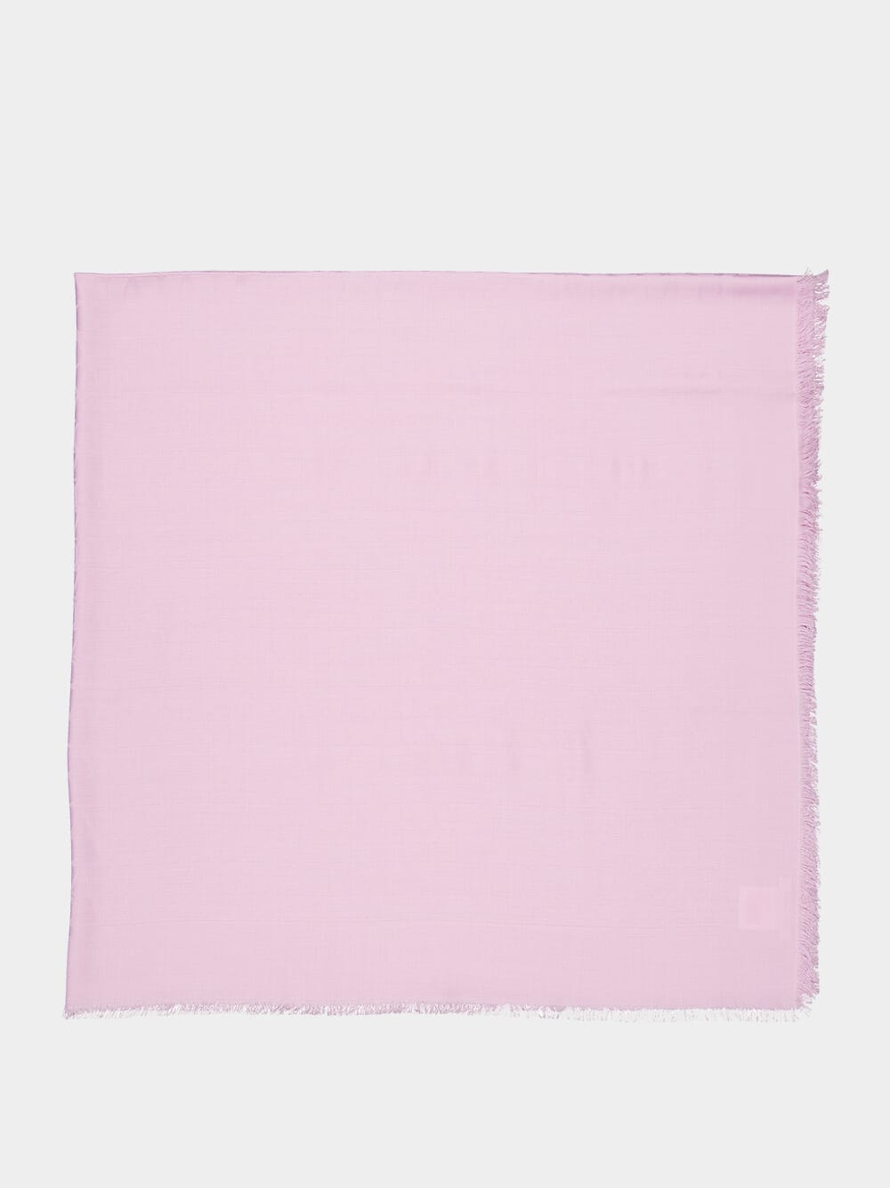 Pink Toile Iconographe Wool and Silk Shawl