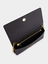 Valentino Garavani Black VLogo Signature Grainy Calfskin Wallet