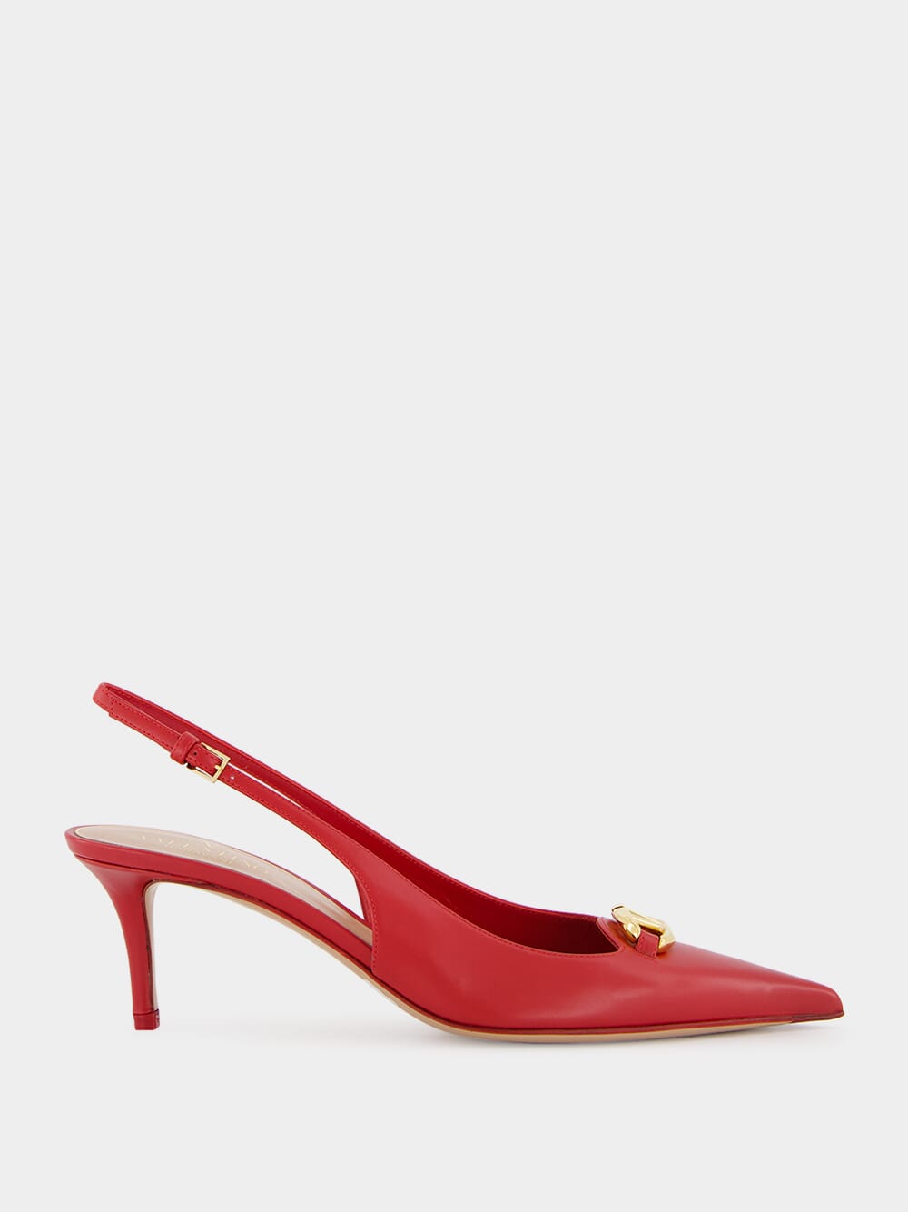 Red VLogo The Bold Edition Slingback Pumps