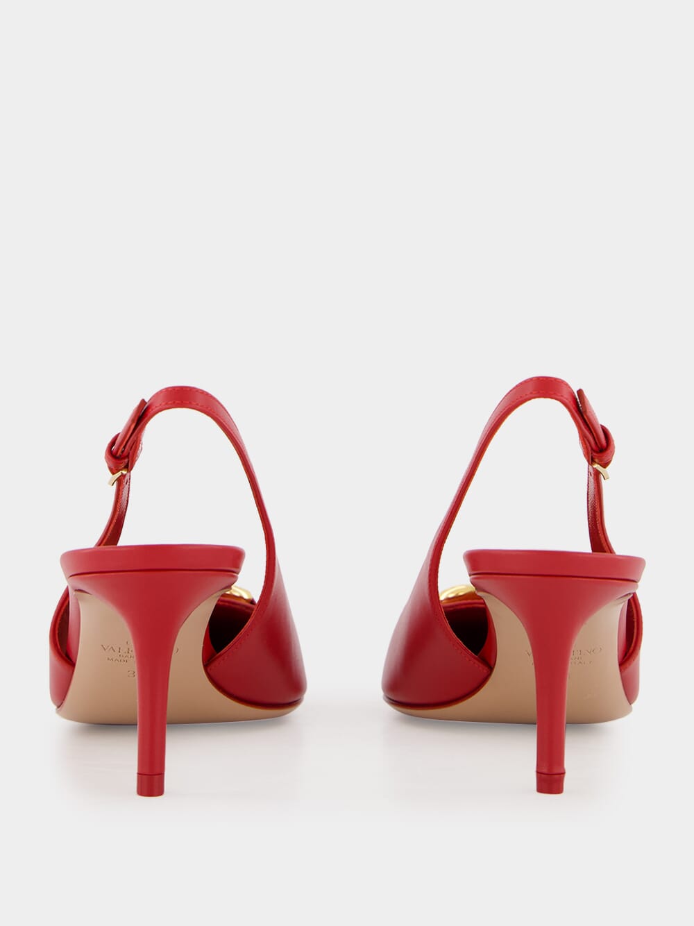 Red VLogo The Bold Edition Slingback Pumps