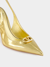Valentino Garavani VLogo Signature Leather Slingback Pumps