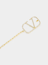 Valentino Garavani VLogo Signature Chain Belt with Swarovski Crystals