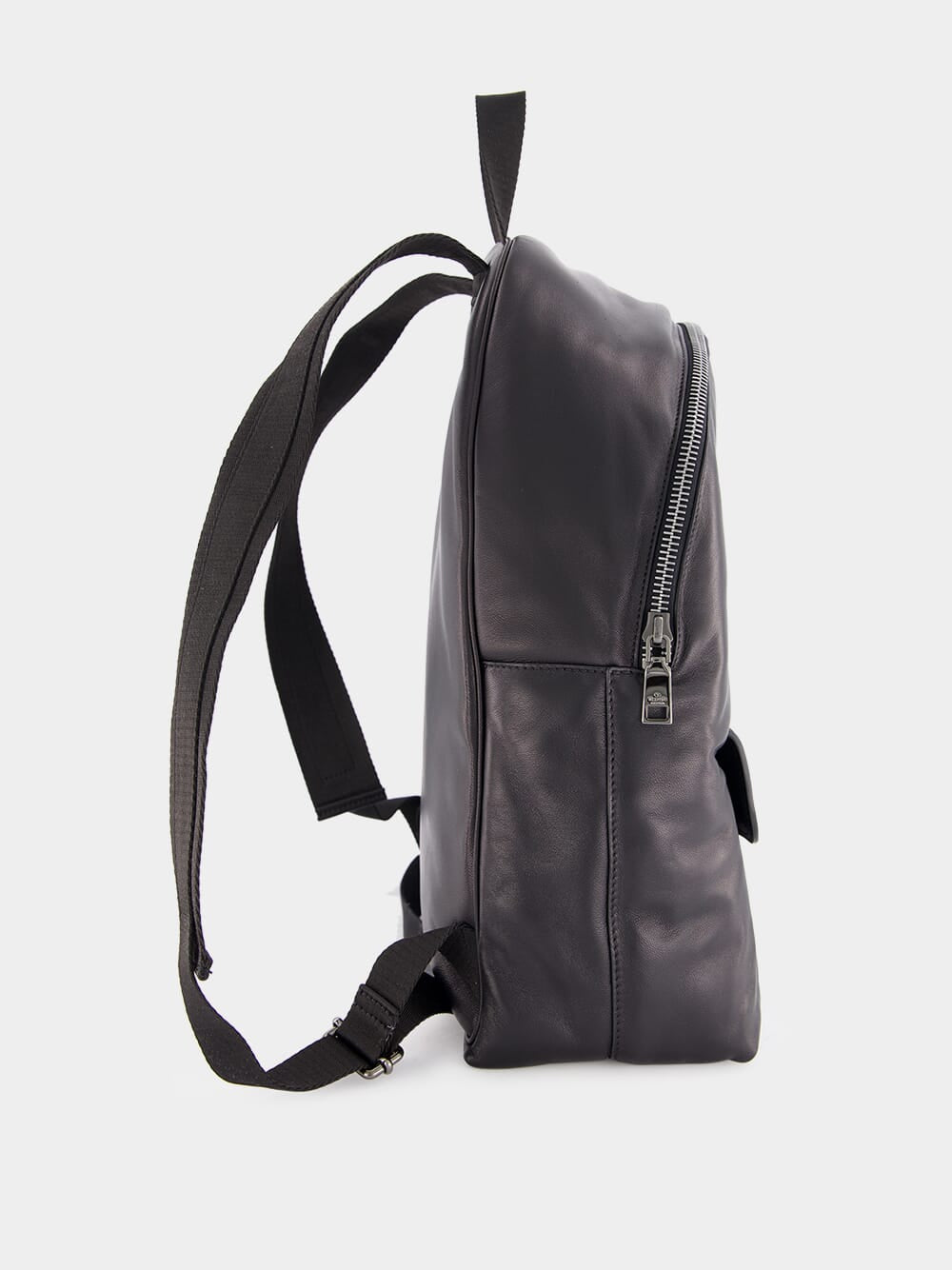 Black VLogo Signature Nappa Backpack