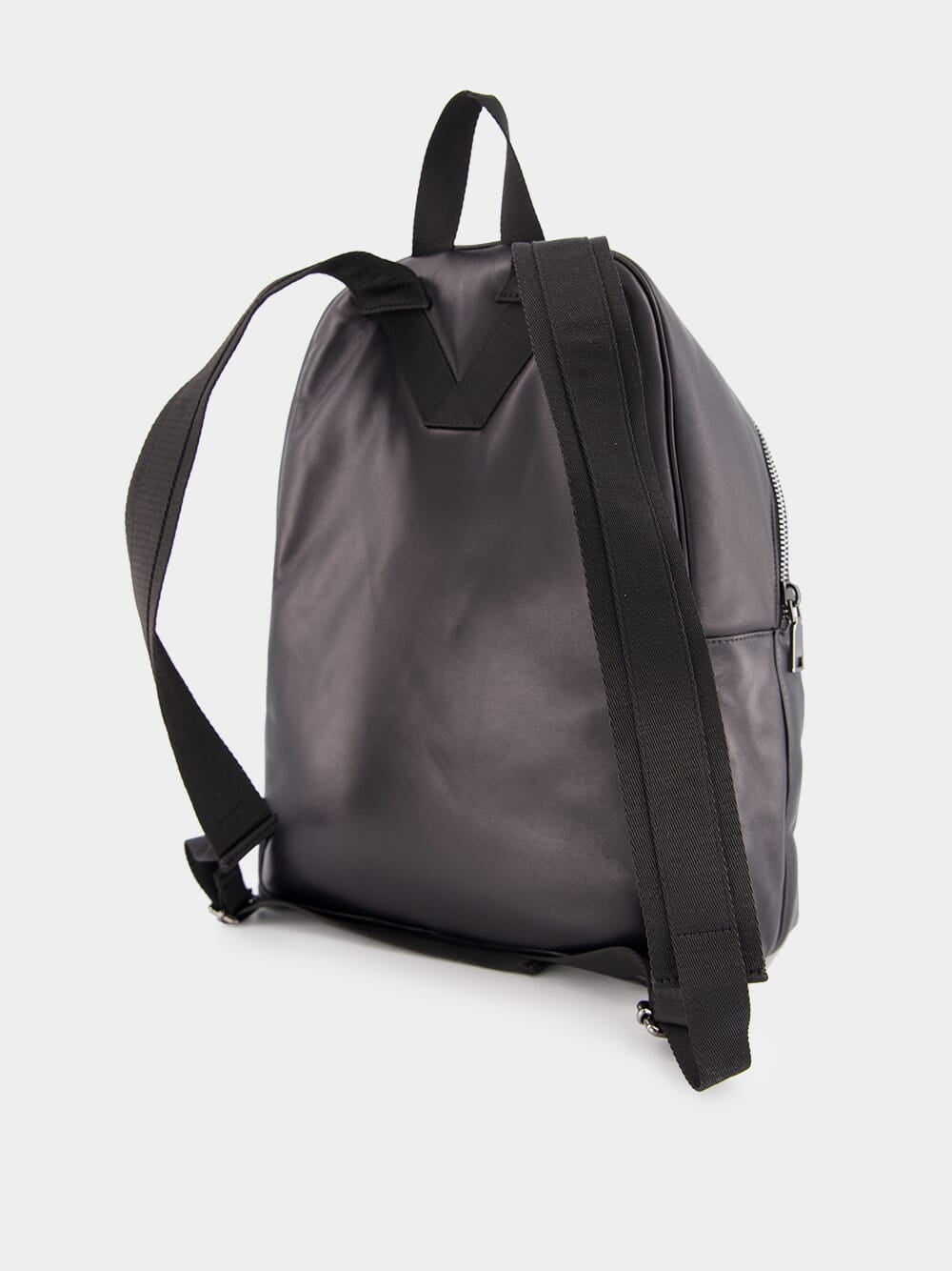 Black VLogo Signature Nappa Backpack