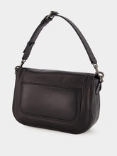 Valentino Garavani Black Shoulder Bag Alltime Rubber Logo Nappa