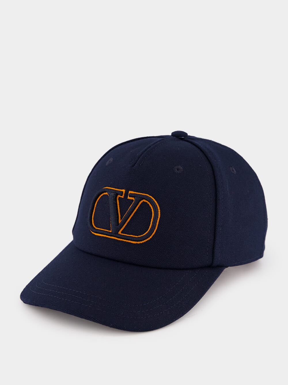 Navy VLogo Signature Cotton Baseball Cap