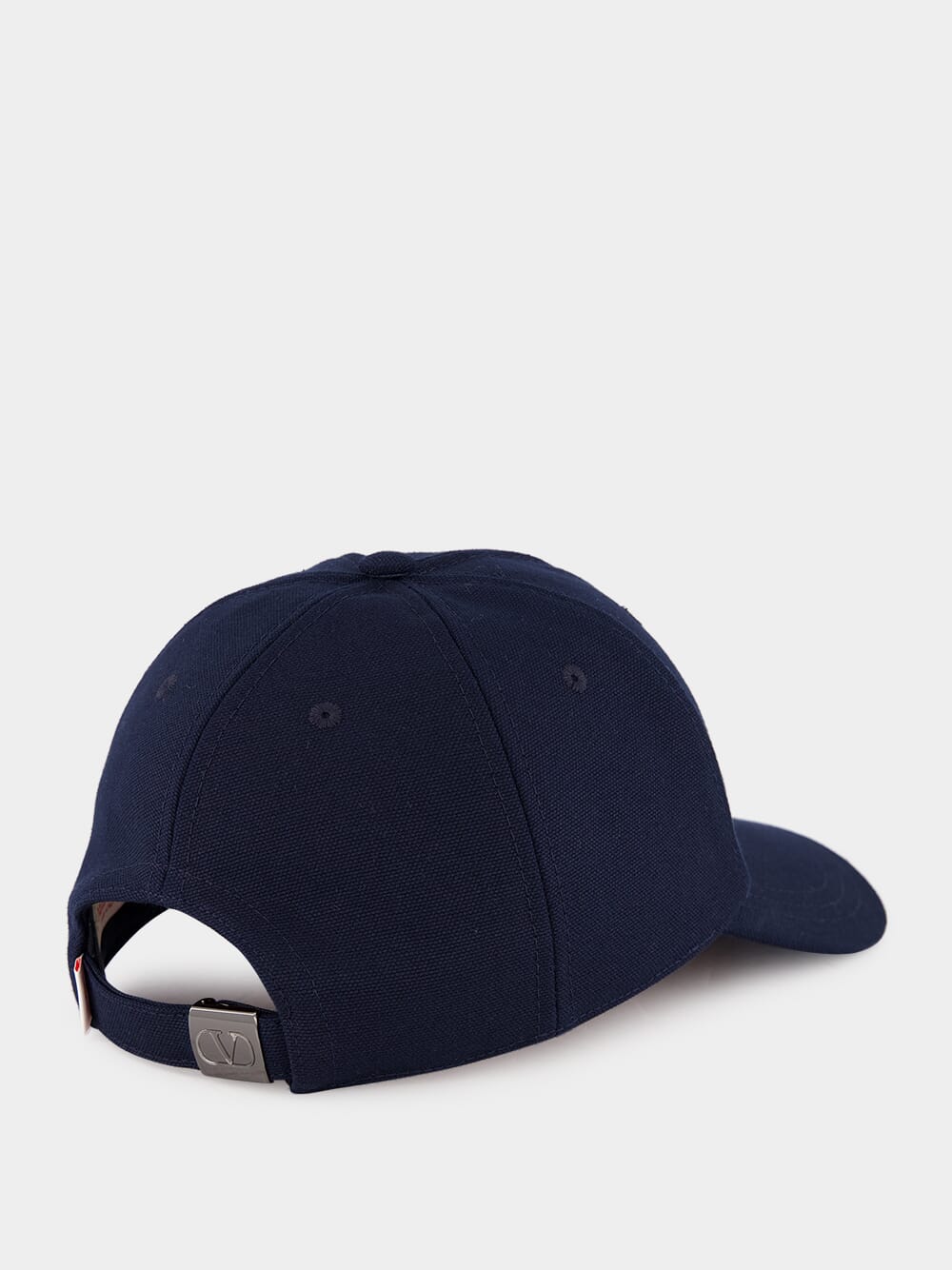 Navy VLogo Signature Cotton Baseball Cap