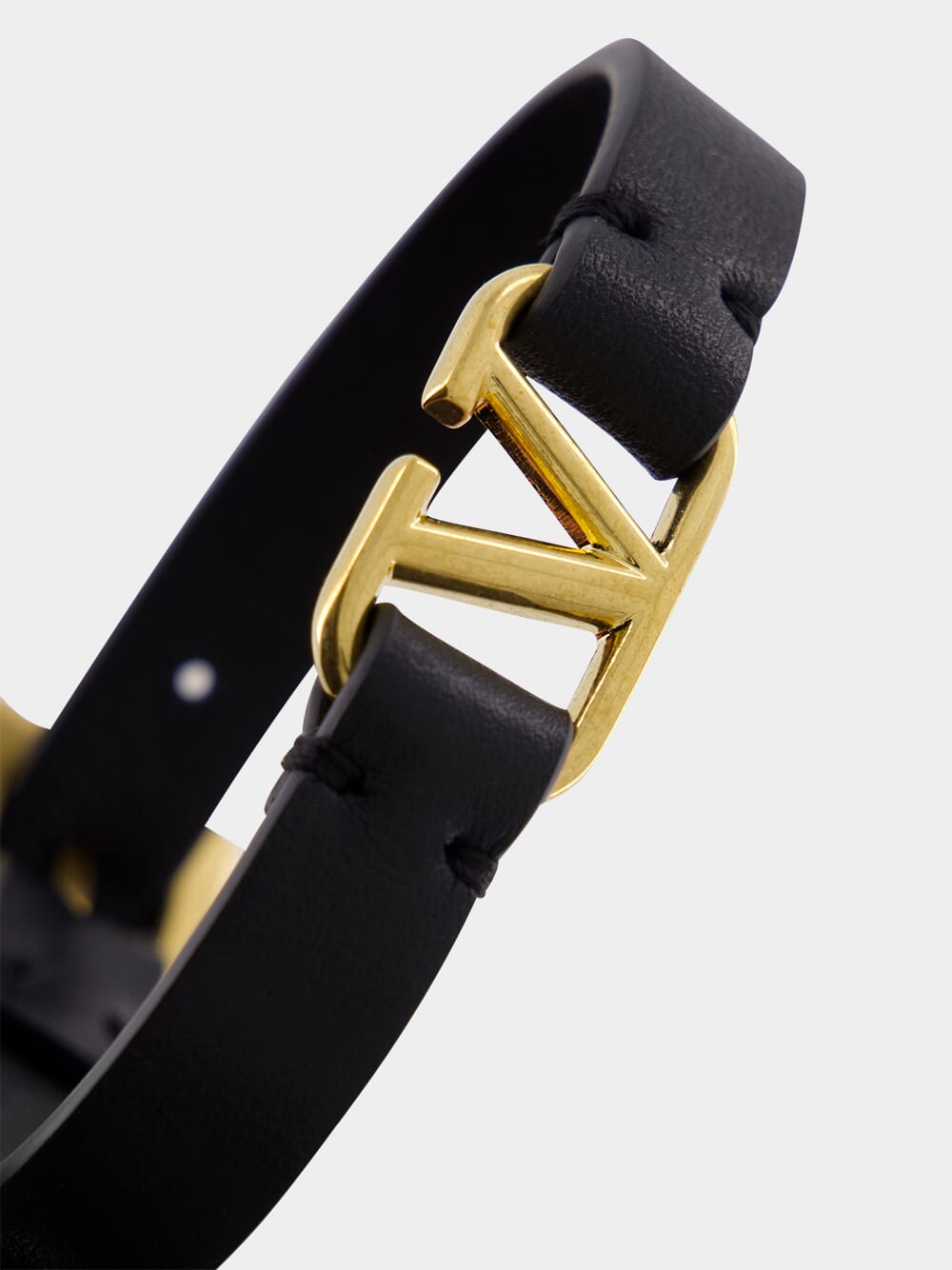 VLogo Signature Leather Bracelet