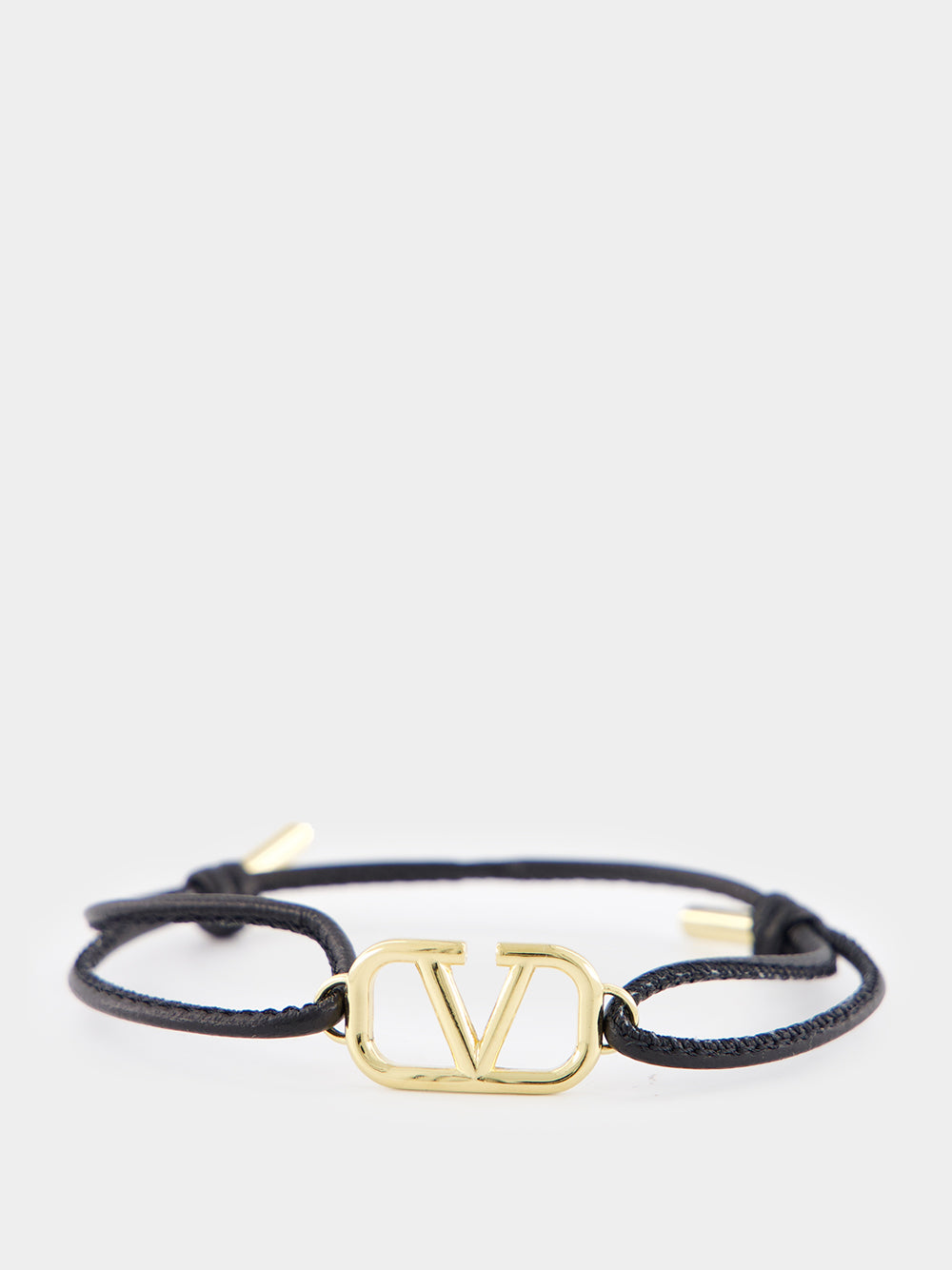 Black VLogo Signature Nappa Bracelet