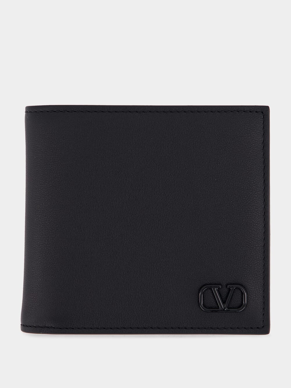 Black Mini Signature Billfold Wallet