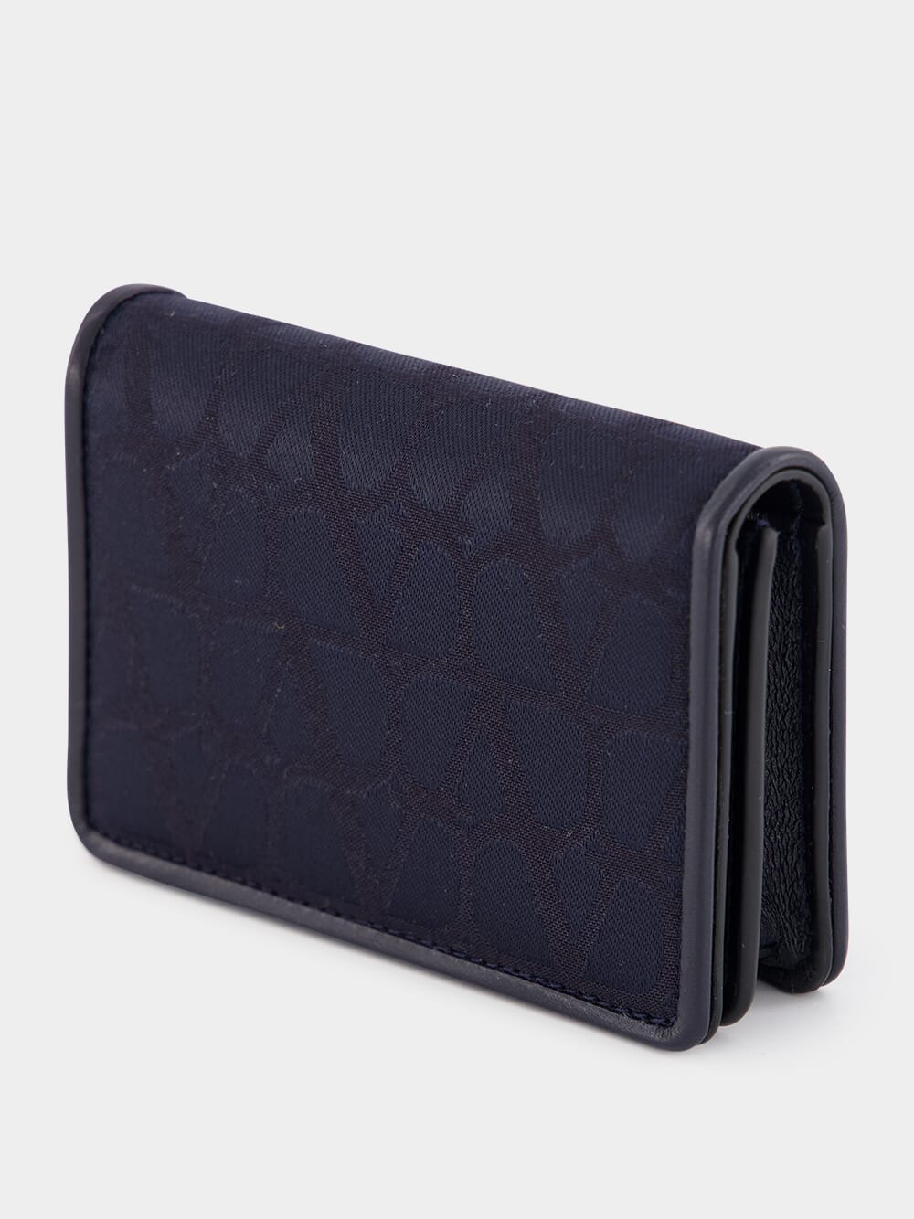 Logo Patterned Bi-Fold Wallet