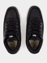 Valentino Garavani Calfskin Leather Mid-Top Sneakers