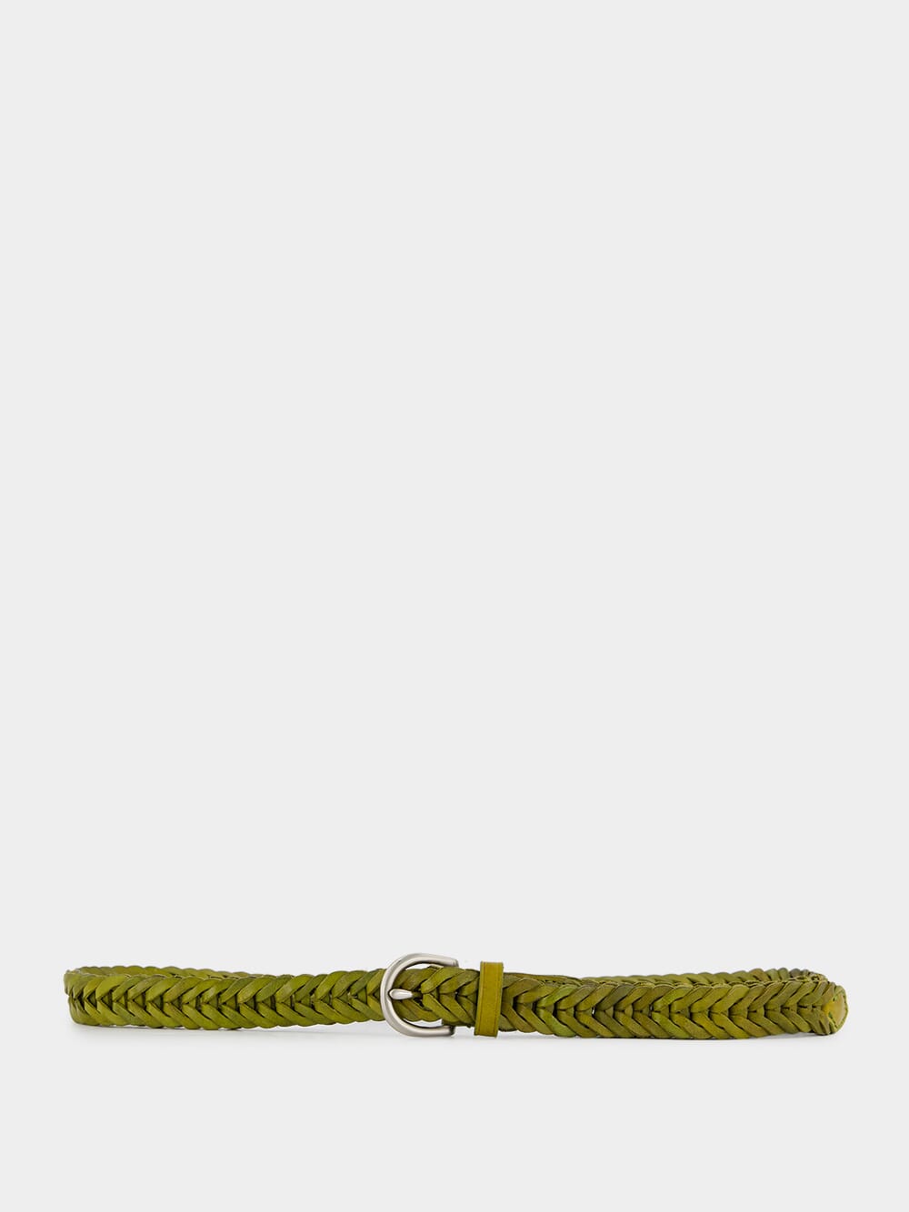 Handwoven Bamboo Green Belt