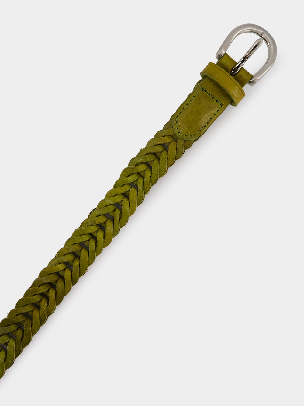 Handwoven Bamboo Green Belt