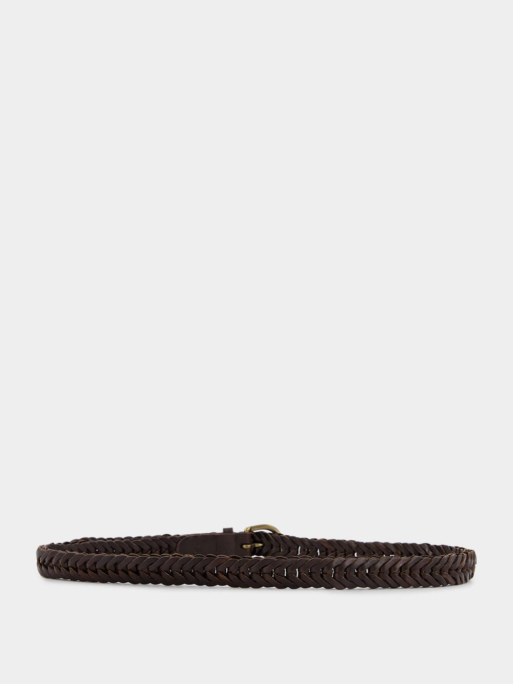 Handwoven Dark Brown Belt