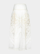 Zimmermann Daylight Linen Maxi Skirt in Cream