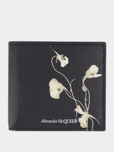 Alexander McQueen Iris Floral Billfold Wallet