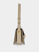 Gucci Oatmeal Leather Horsebit Shoulder Bag