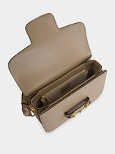 Gucci Oatmeal Leather Horsebit Shoulder Bag