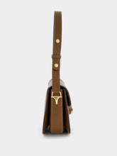 Gucci Beige and Dark Brown Horsebit 1955 Medium Shoulder Bag