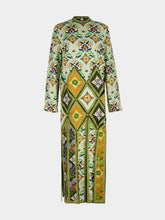 Alémais Cece Print Spliced Midi Dress