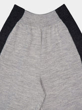Stella McCartney Grey Colour-Blocked Knit Trousers