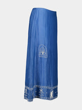 Alémais Blue Yasmeen Embellished Skirt