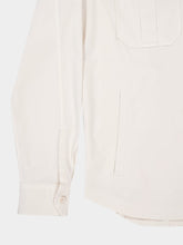 Boglioli White Cotton Overshirt with Pockets