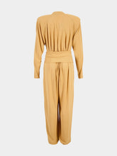 Stella McCartney Peach Crepe Jersey Long-Sleeve Jumpsuit