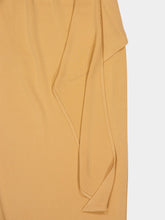 Stella McCartney Peach Crepe Jersey Long-Sleeve Jumpsuit