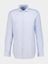 Boglioli Light Blue Cotton Poplin Regular-Fit Shirt