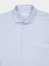 Boglioli Light Blue Cotton Poplin Regular-Fit Shirt