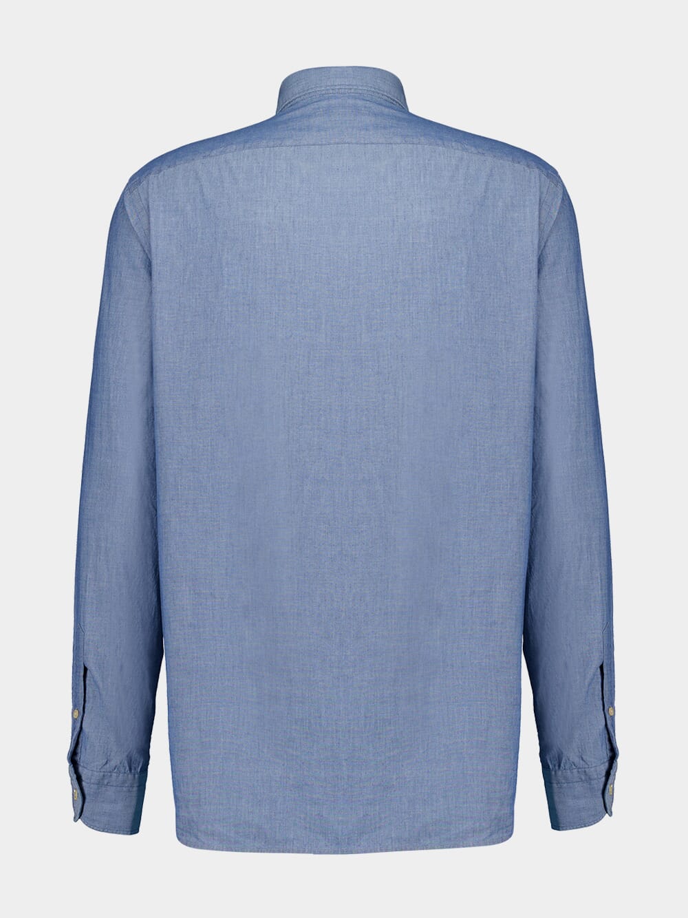 Blue Slub Cotton Shirt