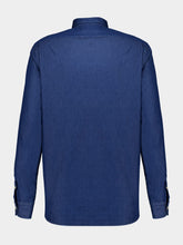 Boglioli Blue Cotton Button-Up Shirt