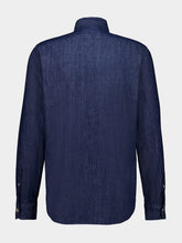 Boglioli Dark Blue Cotton Long-Sleeve Shirt