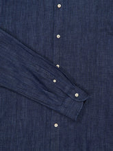 Boglioli Dark Blue Cotton Long-Sleeve Shirt