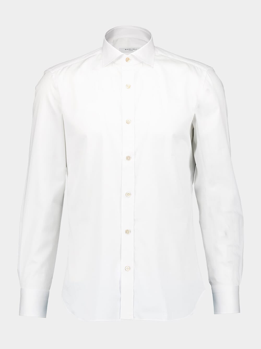 White Yarn Dyed Cotton Shirt