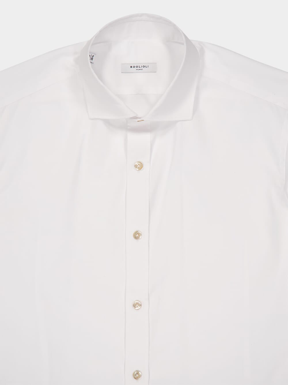 White Yarn Dyed Cotton Shirt