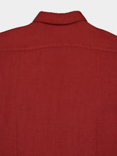 Boglioli Rustic Red Linen Shirt