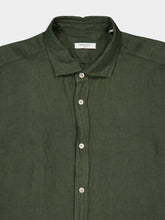 Boglioli Olive Linen Shirt
