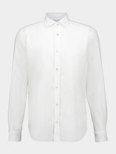 Boglioli White Cotton Long-Sleeve Shirt