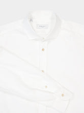 Boglioli White Cotton Long-Sleeve Shirt