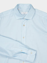 Boglioli Sky Blue Cotton Long-Sleeve Shirt