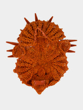 Natalia Brilli Terracotta Moto Raffia Medium Decorative Mask