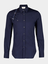 McQueen Ink Blue Harness Shirt
