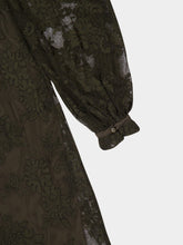Zimmermann Olive Green Lace Maxi Dress