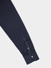 Boglioli Navy Blue Lyocell Button-Up Shirt