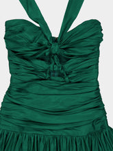 Zimmermann Daylight Knot Midi Dress in Emerald