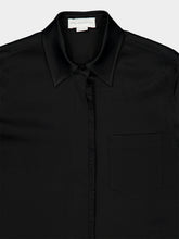 Stella McCartney Black Fringed Satin Shirt